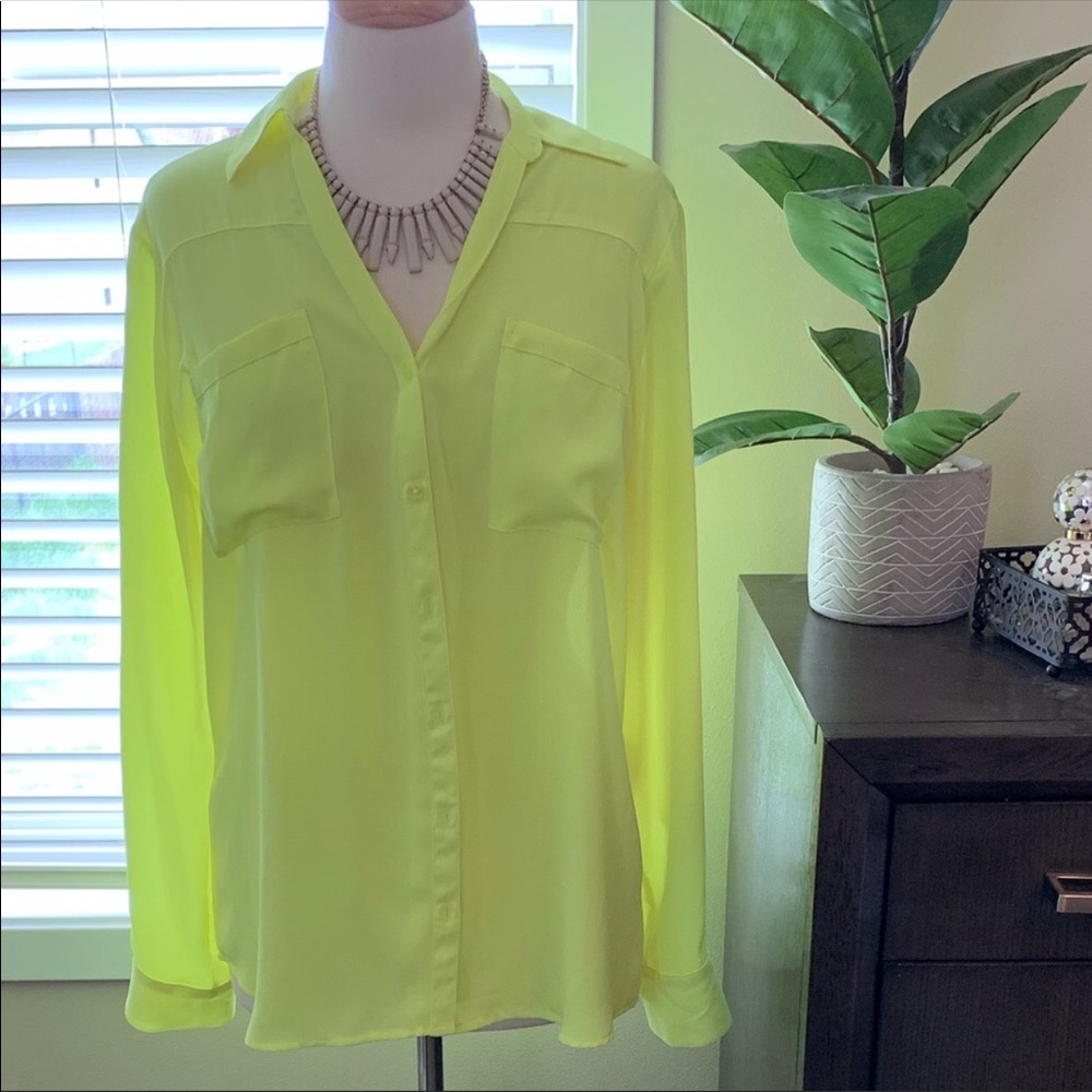 Express citron blouse